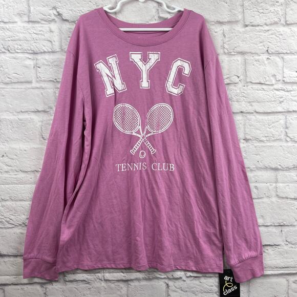 K0074 Art Class Graphic Long Sleeve T-Shirt size L (10/12) - Picture 1 of 4